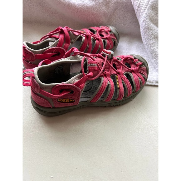 Kid’s Keen Whisper Waterproof Sandals Size 1 Honeysuckle Pink - Picture 4 of 9